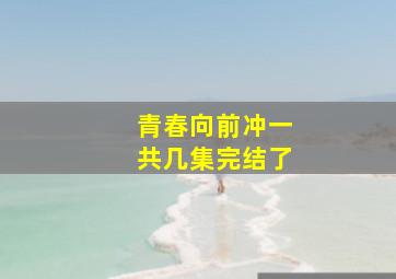 青春向前冲一共几集完结了