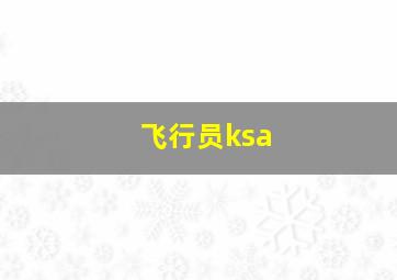 飞行员ksa