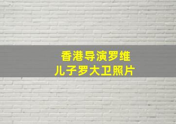 香港导演罗维儿子罗大卫照片