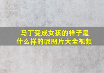 马丁变成女孩的样子是什么样的呢图片大全视频