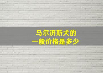 马尔济斯犬的一般价格是多少