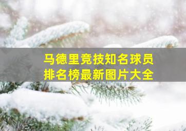 马德里竞技知名球员排名榜最新图片大全