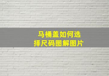 马桶盖如何选择尺码图解图片