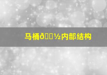 马桶🚽内部结构