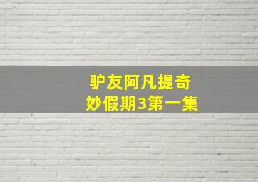 驴友阿凡提奇妙假期3第一集