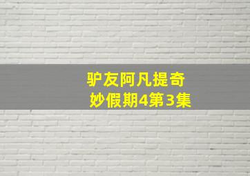 驴友阿凡提奇妙假期4第3集