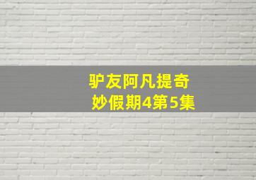 驴友阿凡提奇妙假期4第5集