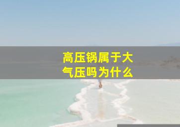 高压锅属于大气压吗为什么