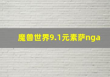 魔兽世界9.1元素萨nga