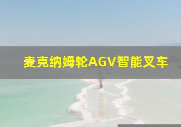 麦克纳姆轮AGV智能叉车