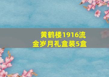 黄鹤楼1916流金岁月礼盒装5盒