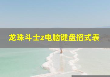 龙珠斗士z电脑键盘招式表