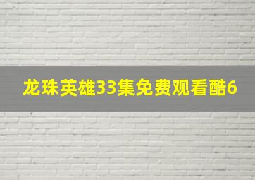 龙珠英雄33集免费观看酷6