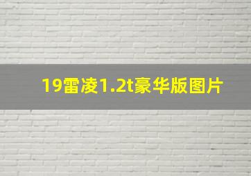 19雷凌1.2t豪华版图片