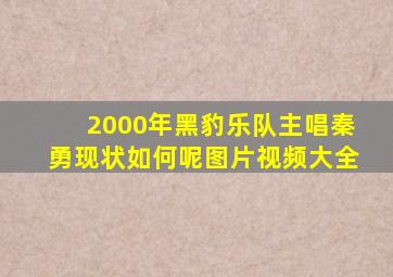 2000年黑豹乐队主唱秦勇现状如何呢图片视频大全