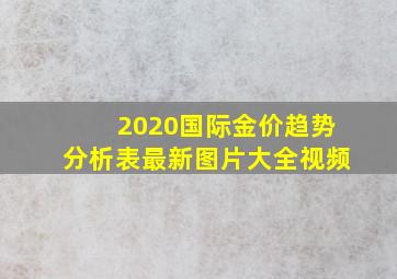 2020国际金价趋势分析表最新图片大全视频