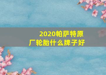 2020帕萨特原厂轮胎什么牌子好