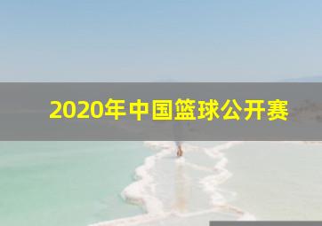 2020年中国篮球公开赛