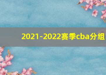 2021-2022赛季cba分组