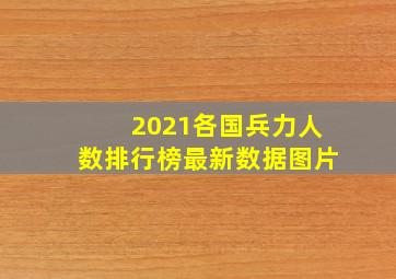 2021各国兵力人数排行榜最新数据图片