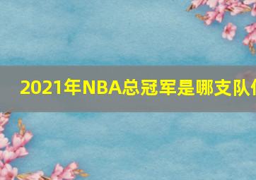 2021年NBA总冠军是哪支队伍