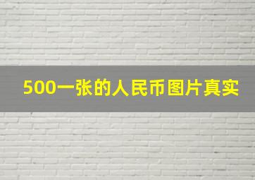 500一张的人民币图片真实