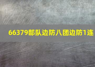 66379部队边防八团边防1连