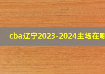 cba辽宁2023-2024主场在哪里