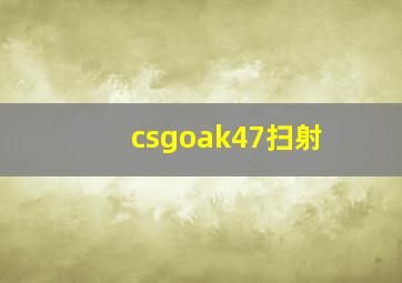 csgoak47扫射