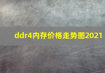 ddr4内存价格走势图2021