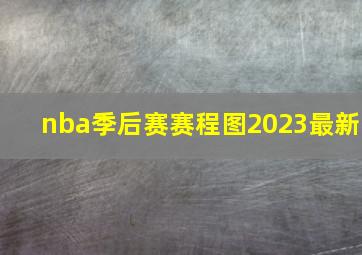 nba季后赛赛程图2023最新