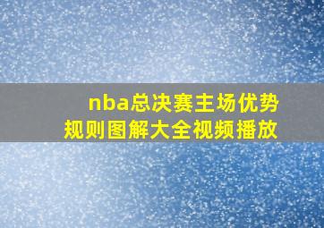 nba总决赛主场优势规则图解大全视频播放