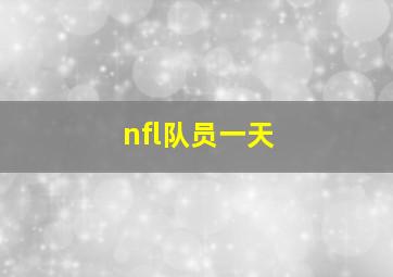 nfl队员一天