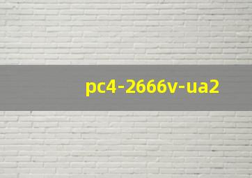 pc4-2666v-ua2