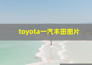 toyota一汽丰田图片