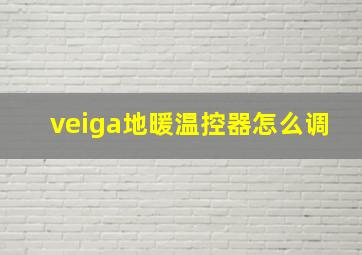 veiga地暖温控器怎么调