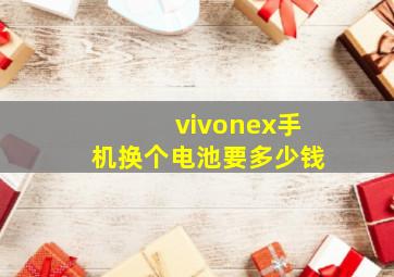 vivonex手机换个电池要多少钱