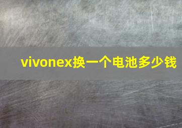 vivonex换一个电池多少钱