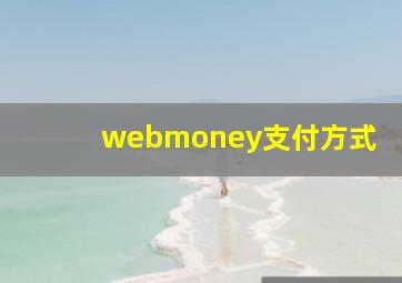 webmoney支付方式