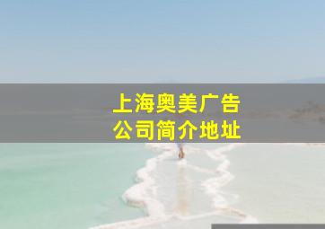 上海奥美广告公司简介地址