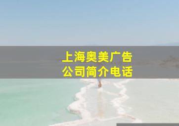 上海奥美广告公司简介电话