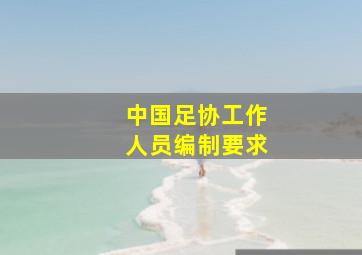 中国足协工作人员编制要求