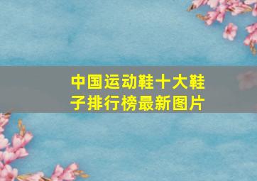 中国运动鞋十大鞋子排行榜最新图片