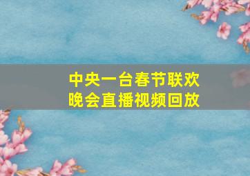 中央一台春节联欢晚会直播视频回放