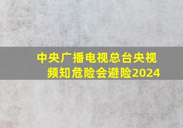 中央广播电视总台央视频知危险会避险2024