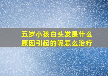 五岁小孩白头发是什么原因引起的呢怎么治疗