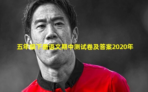 五年级下册语文期中测试卷及答案2020年