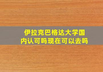 伊拉克巴格达大学国内认可吗现在可以去吗