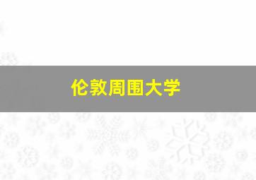 伦敦周围大学