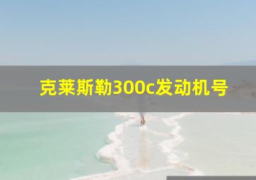 克莱斯勒300c发动机号